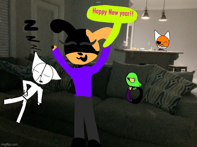 HAPPY NEW YEAR FROM THE KOOL KREW | image tagged in lol | made w/ Imgflip meme maker