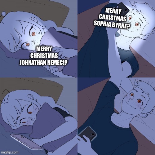 Christmas with a gf | image tagged in wholesome | made w/ Imgflip meme maker