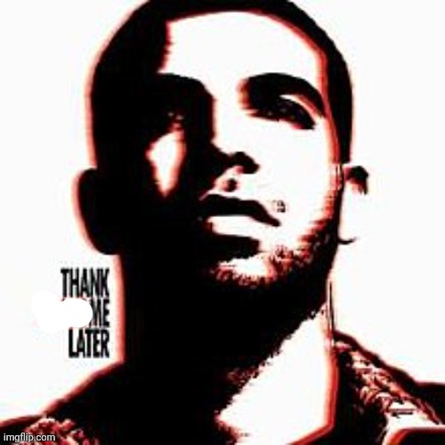 Drake thank me later | image tagged in drake thank me later | made w/ Imgflip meme maker