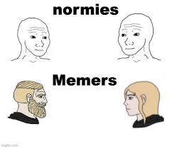 High Quality Memers vs normies Blank Meme Template