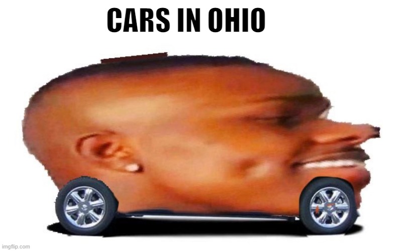 Dababy | CARS IN OHIO | image tagged in ohio,dababy,cars,among us | made w/ Imgflip meme maker