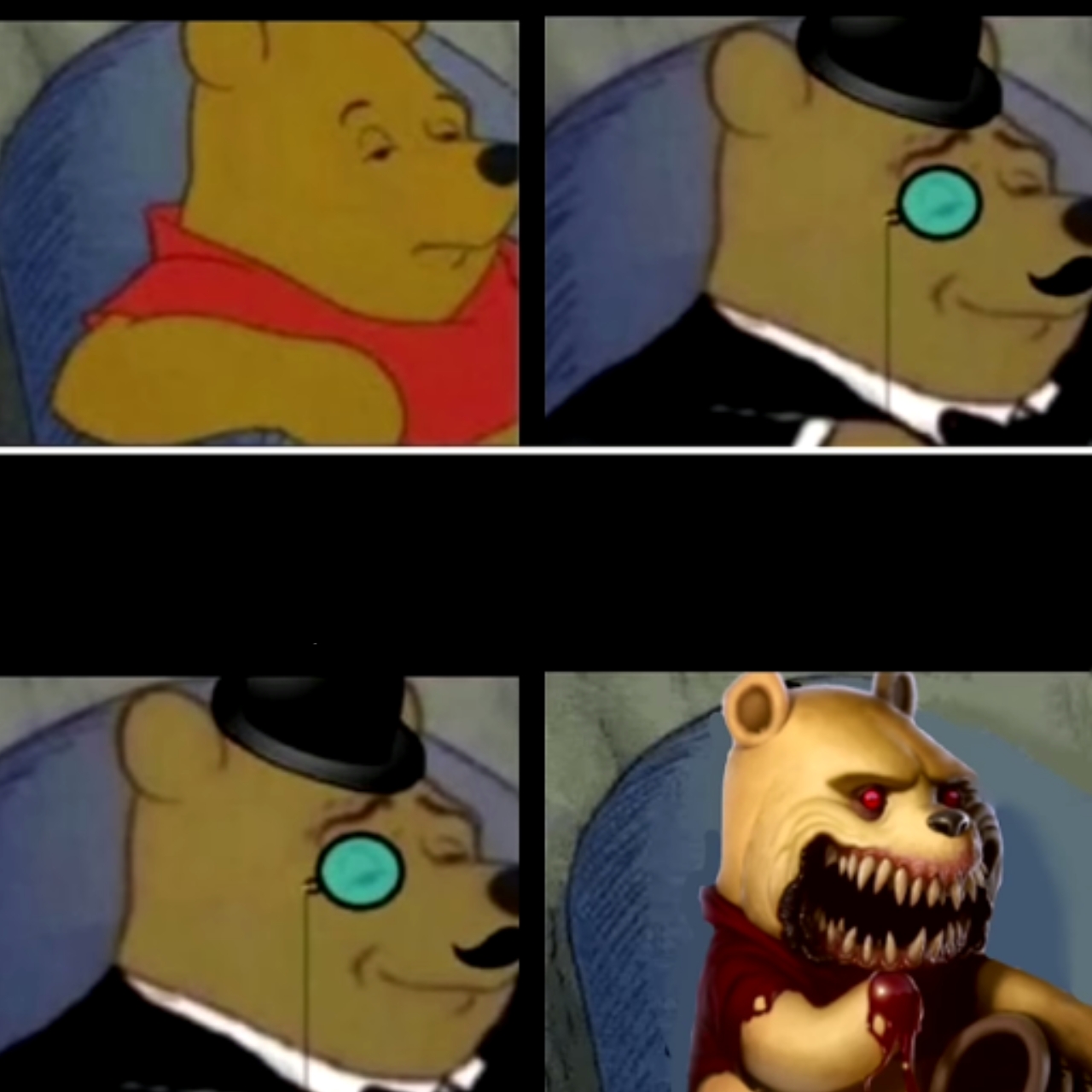 High Quality Winnie the pooh Blank Meme Template