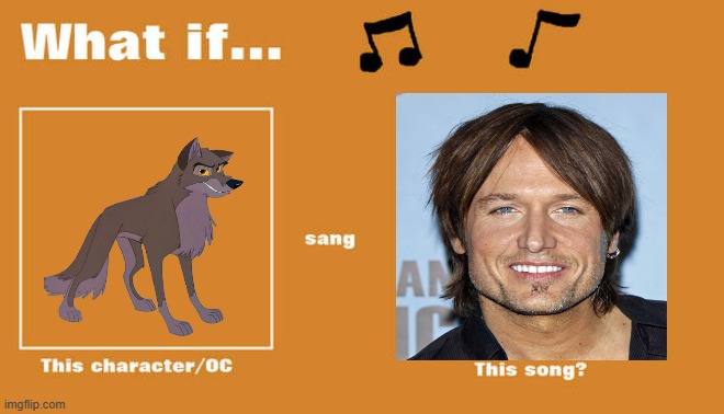 if balto sung somebody like you by keith urban | image tagged in what if this character - or oc sang this song,universal studios,wolves,country music | made w/ Imgflip meme maker