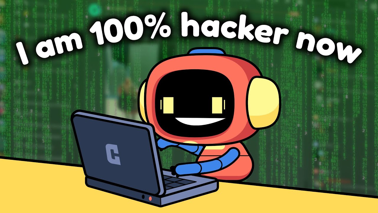 I am 100% hacker now Blank Meme Template