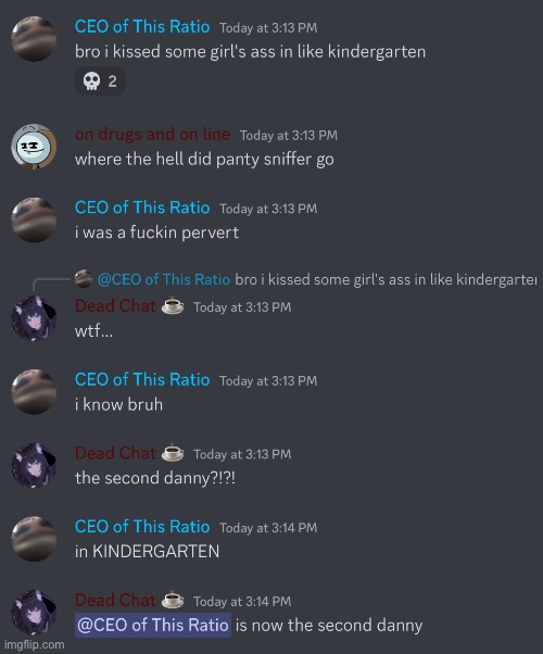 They just exposed themselves lmfao, and Danny got unban from discord msmg :skull: | made w/ Imgflip meme maker