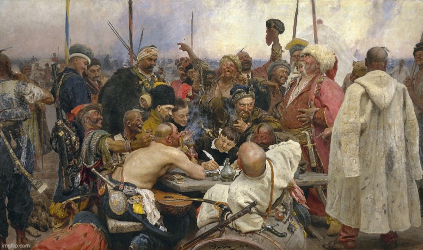 Cossack Painting | image tagged in cossack painting | made w/ Imgflip meme maker