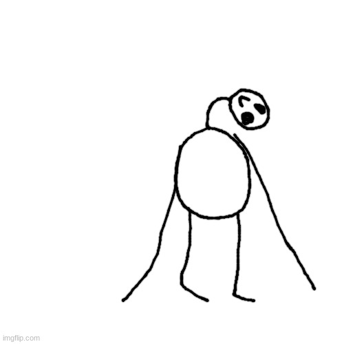 i decided to redraw the first thing i ever drew, i think i was 3 when i first made it | made w/ Imgflip meme maker