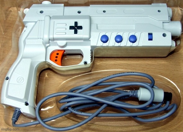 Dreamcast gun! | image tagged in dreamcast gun | made w/ Imgflip meme maker