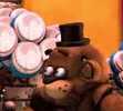 High Quality freddy is scared Blank Meme Template
