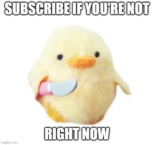 Duck with knife Imgflip