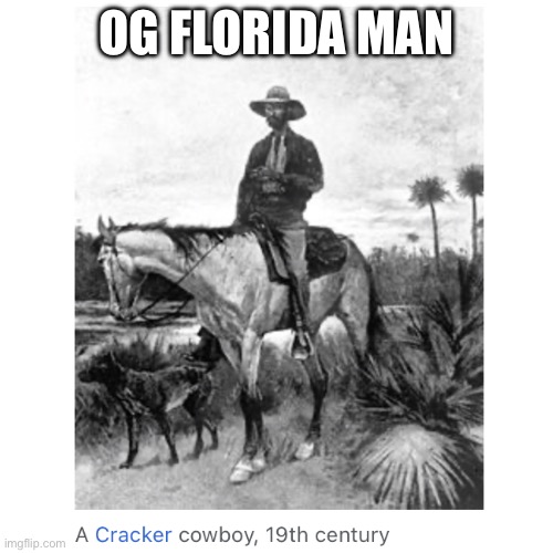 The true final boss of Florida | OG FLORIDA MAN | image tagged in florida,florida man,historical meme | made w/ Imgflip meme maker