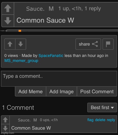 Common Sauce W | made w/ Imgflip meme maker