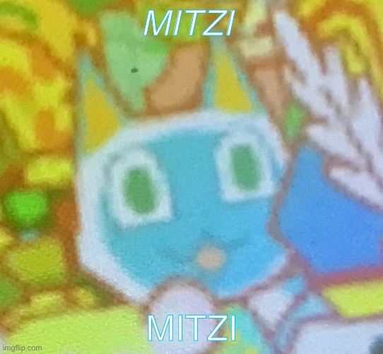 I love Mitzi | MITZI; MITZI | image tagged in animal crossing | made w/ Imgflip meme maker