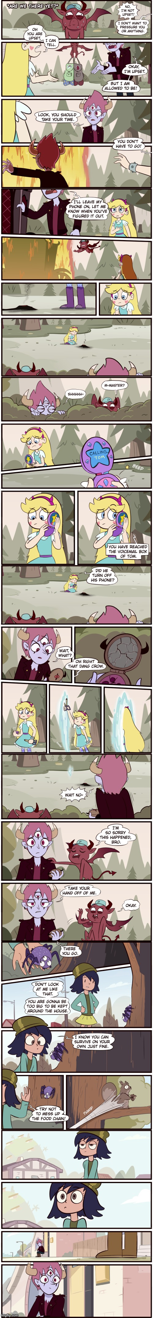 Tom vs Jannanigans: Are We There Yet? (Part 1) | image tagged in morningmark,comics/cartoons,svtfoe,star vs the forces of evil,comics,memes | made w/ Imgflip meme maker