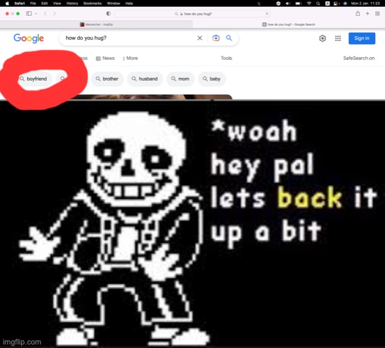 I get it | image tagged in woah hey pal lets back it up a bit | made w/ Imgflip meme maker