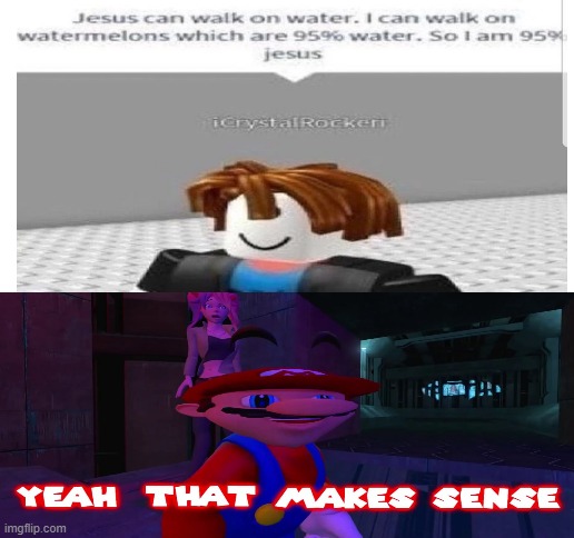 yeah that makes sense | image tagged in funny,roblox,cursed roblox image,roblox meme | made w/ Imgflip meme maker