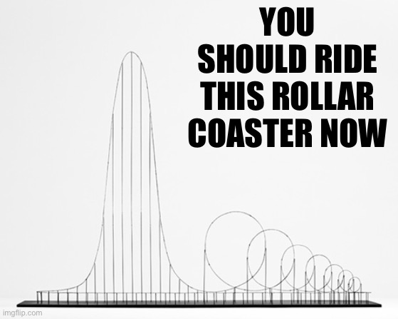 YOU SHOULD RIDE THIS ROLLAR COASTER NOW | made w/ Imgflip meme maker