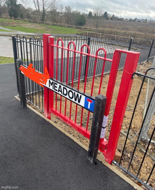 Who blocked my gates? | image tagged in you had one job,repost | made w/ Imgflip meme maker