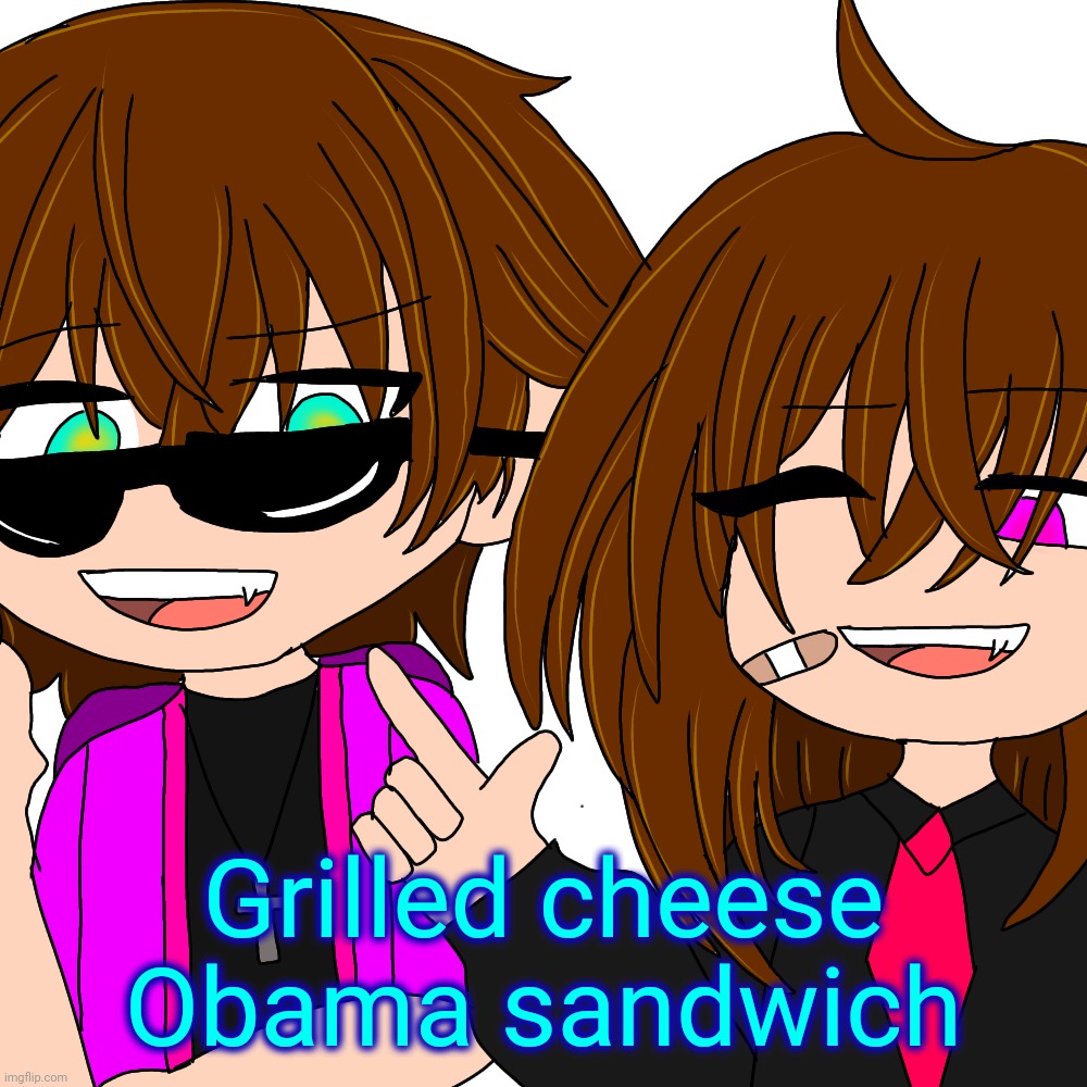 Ryan and Jayden | Grilled cheese Obama sandwich | image tagged in ryan and jayden,ryan,jayden,spire | made w/ Imgflip meme maker