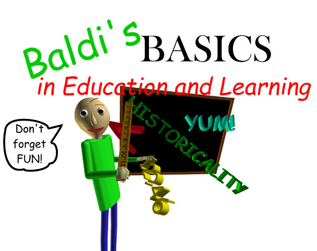 High Quality Baldi's Basics Blank Meme Template