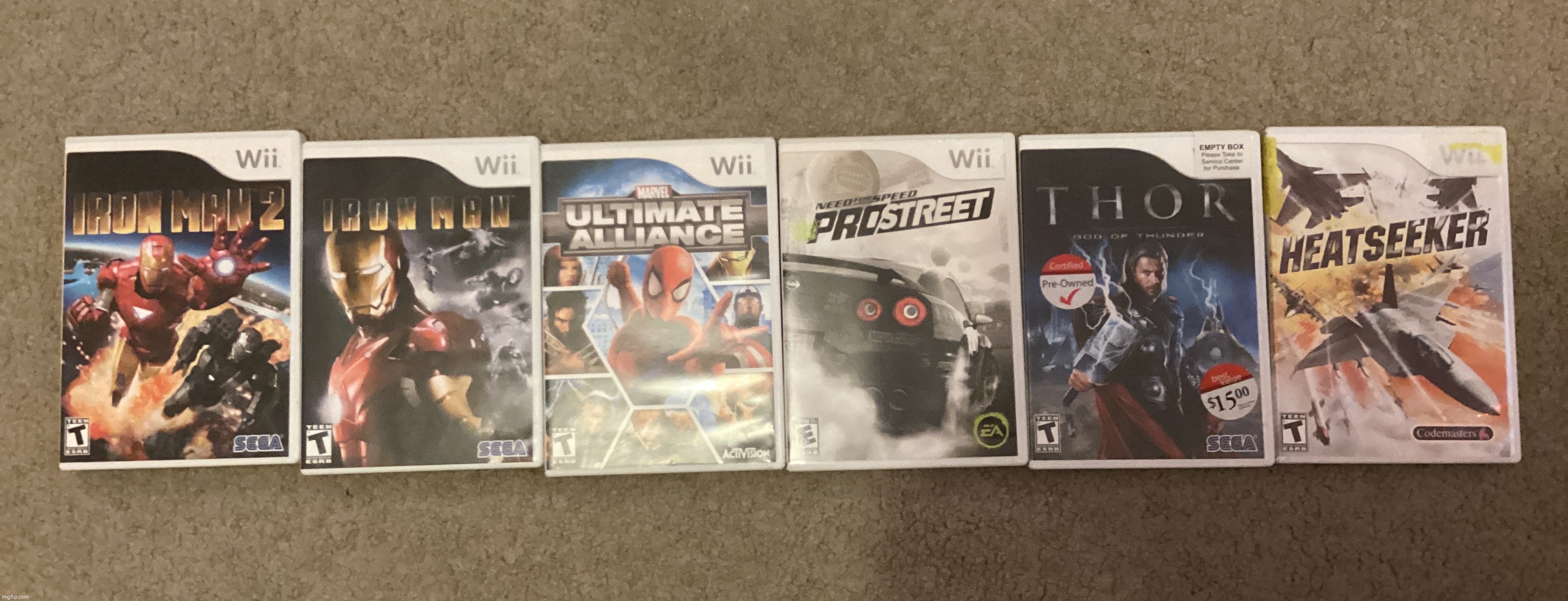 W Wii games that I got from my uncle for Christmas? | made w/ Imgflip meme maker