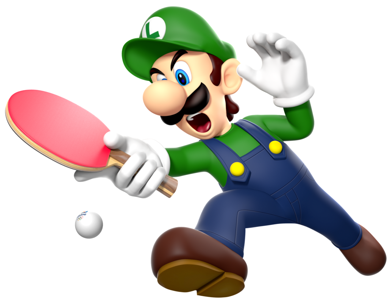 Luigi Ball Tennis Blank Meme Template