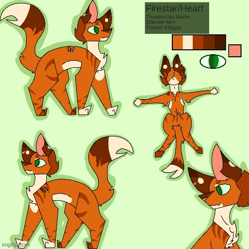 No one asked for this, but I did it anyway. Warrior cats as Pokemon:  Firestar's Evolutions : r/thedawnpatrol