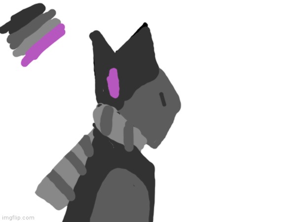 Here's the character using the asexual flag colors (sorry if it wasn't what you wanted/were expecting) | image tagged in bird,but also not bird | made w/ Imgflip meme maker