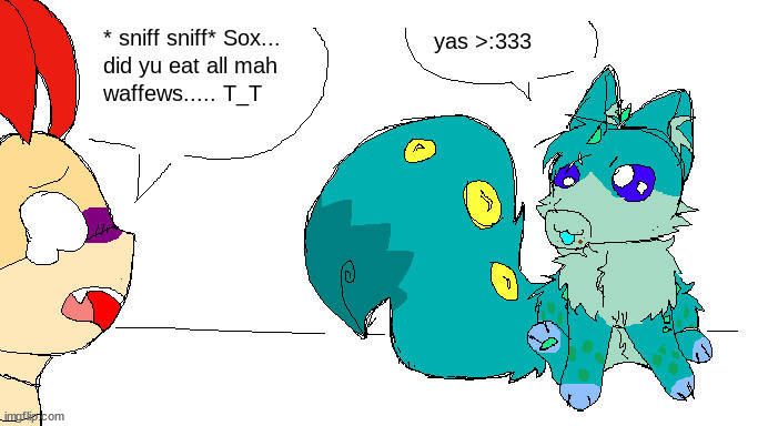 sox ate the waffelws | made w/ Imgflip meme maker