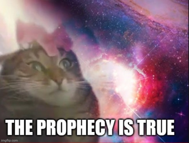 image tagged in the prophecy is true | made w/ Imgflip meme maker