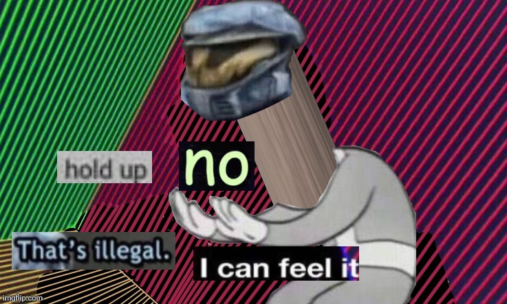 Hold up, no. That's Illegal. I can fell it. | image tagged in hold up no that's illegal i can fell it | made w/ Imgflip meme maker