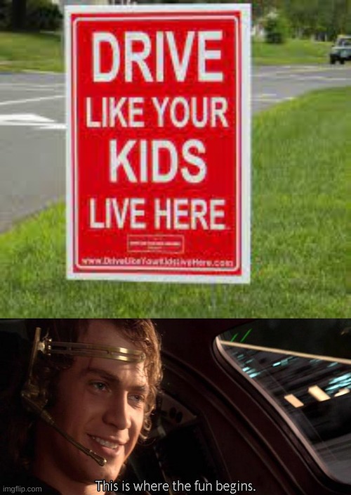 Anakin NO! | image tagged in this is where the fun begins | made w/ Imgflip meme maker