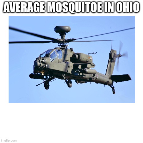 Ohio's mosquitoes | AVERAGE MOSQUITOE IN OHIO | image tagged in memes,ohio | made w/ Imgflip meme maker