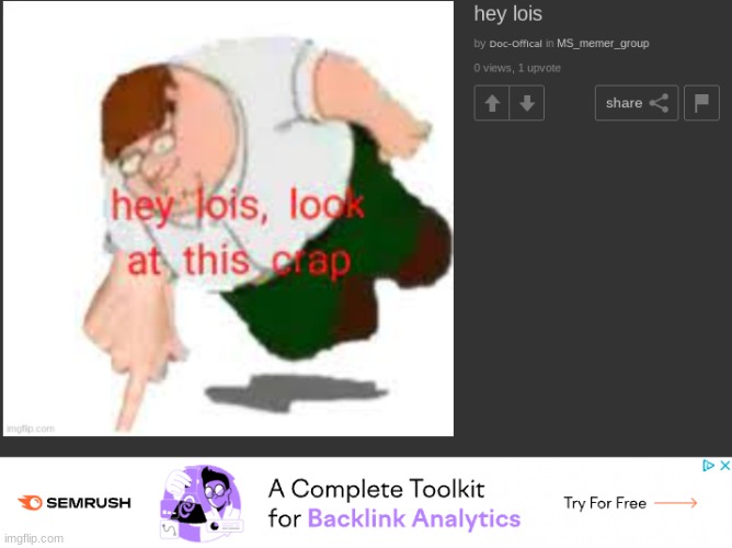 Petuh hates ads | made w/ Imgflip meme maker