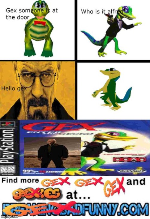 who remembers Gex | made w/ Imgflip meme maker