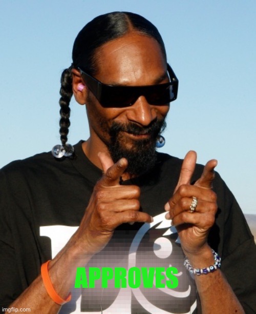 Snoop Dogg approves | APPROVES | image tagged in snoop dogg approves | made w/ Imgflip meme maker