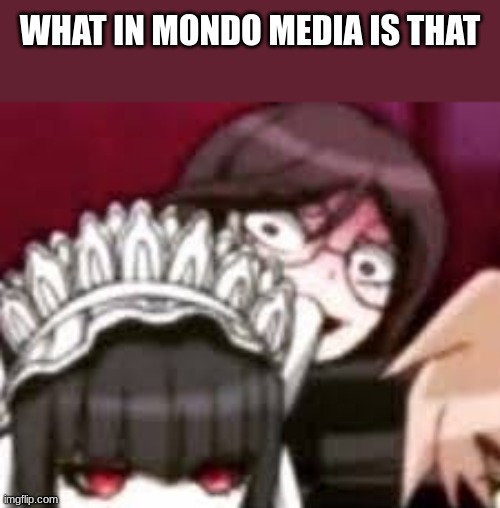 Toko stare | WHAT IN MONDO MEDIA IS THAT | image tagged in toko stare | made w/ Imgflip meme maker