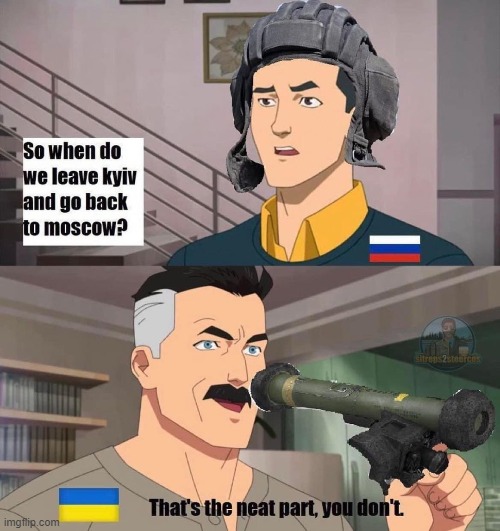 'fraid not | image tagged in ukraine | made w/ Imgflip meme maker