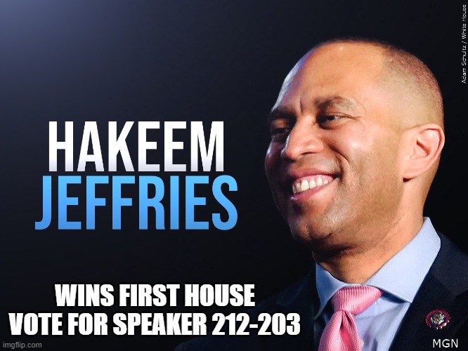 Welcome To Day 1 Of The GOP Majority...Hakeem Jeffries WINS!!! LOL ...