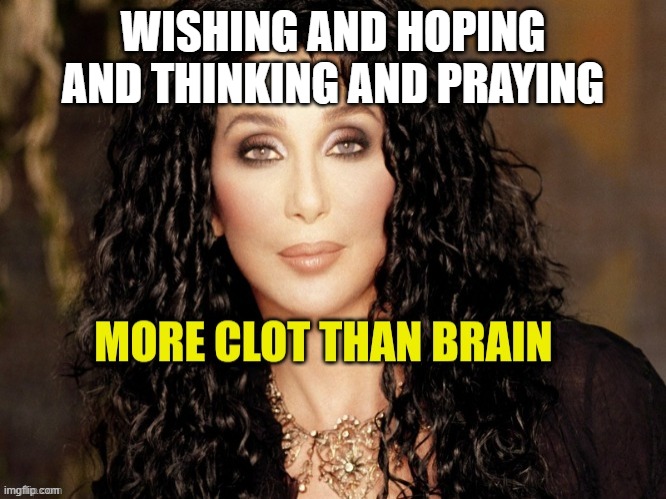 RIP Cher, Sonny was to good for you. | WISHING AND HOPING AND THINKING AND PRAYING | image tagged in rip cher sonny was to good for you | made w/ Imgflip meme maker