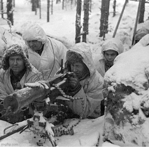 Finland machinegun crew | image tagged in finland machinegun crew | made w/ Imgflip meme maker
