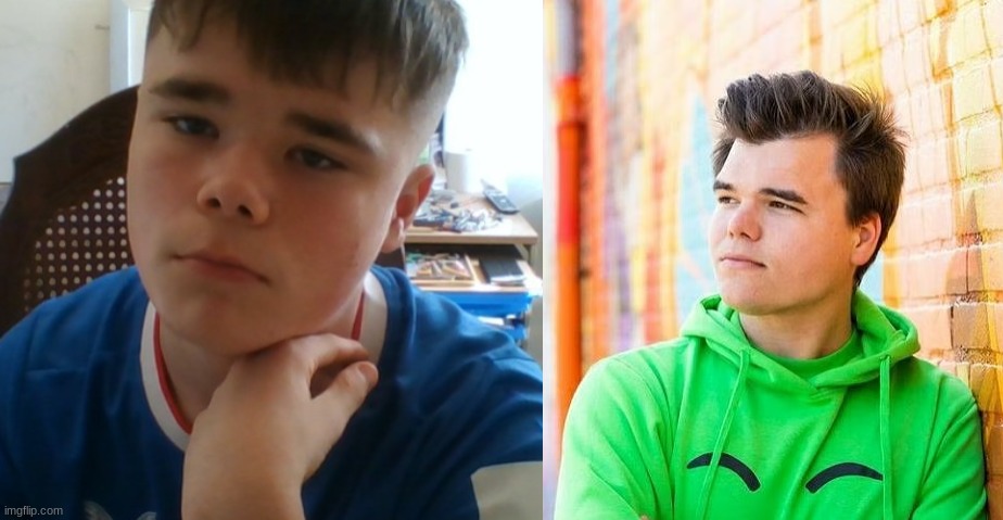 This guy who did a face reveal like 2 months ago looks exactly like Jelly | made w/ Imgflip meme maker