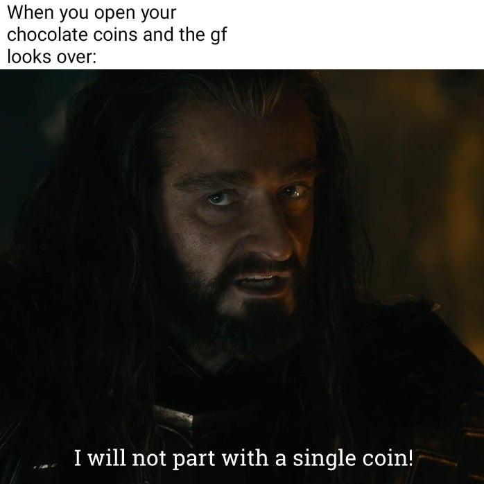 I will not part with a coin Blank Meme Template