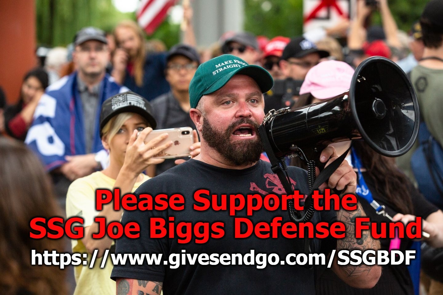 Please Support the SSG Joe Biggs Defense Fund | image tagged in justice for j6 | made w/ Imgflip meme maker