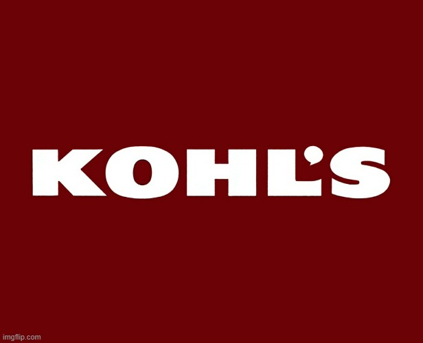 Kohl's logo | image tagged in kohl's logo | made w/ Imgflip meme maker