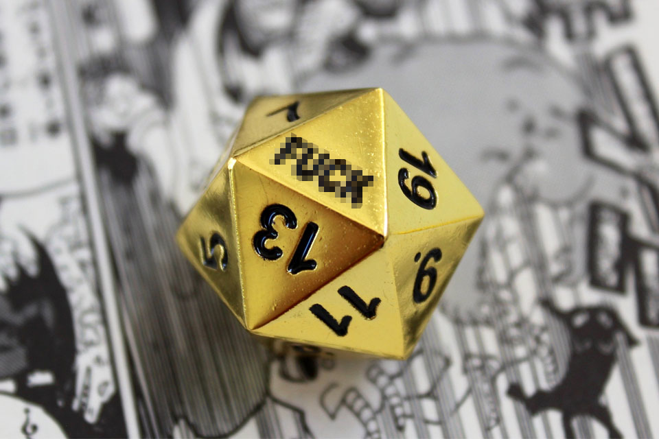 High Quality Critical failure D20 dice roll Blank Meme Template