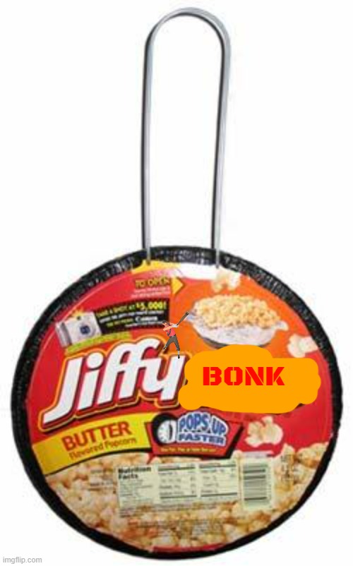 jiffy bonk | BONK | image tagged in pop corn,tf2,fake | made w/ Imgflip meme maker