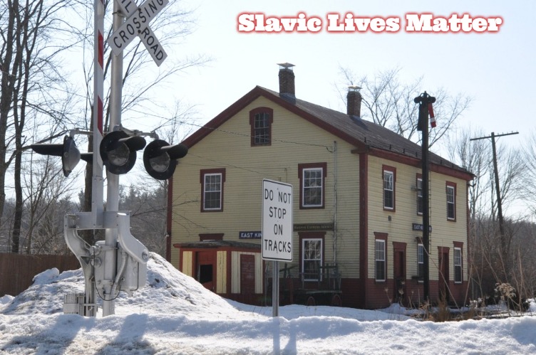 Slavic East Kingston | Slavic Lives Matter | image tagged in slavic east kingston,slavic,nh,new hampshire | made w/ Imgflip meme maker