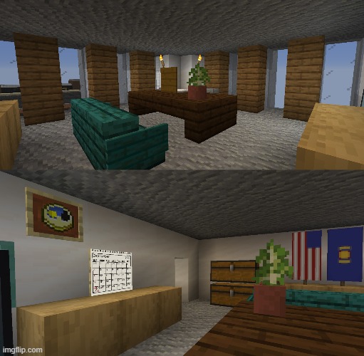 I made an office on the 54th floor of the North Tower | made w/ Imgflip meme maker