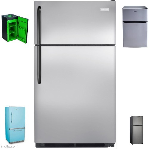 refrigerator army | image tagged in refrigerator army | made w/ Imgflip meme maker